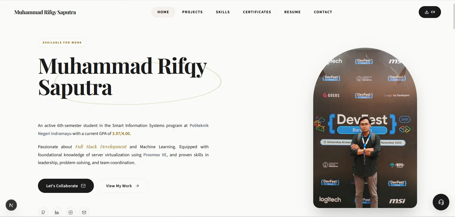 Portofolio Muhammad Rifqy Saputra