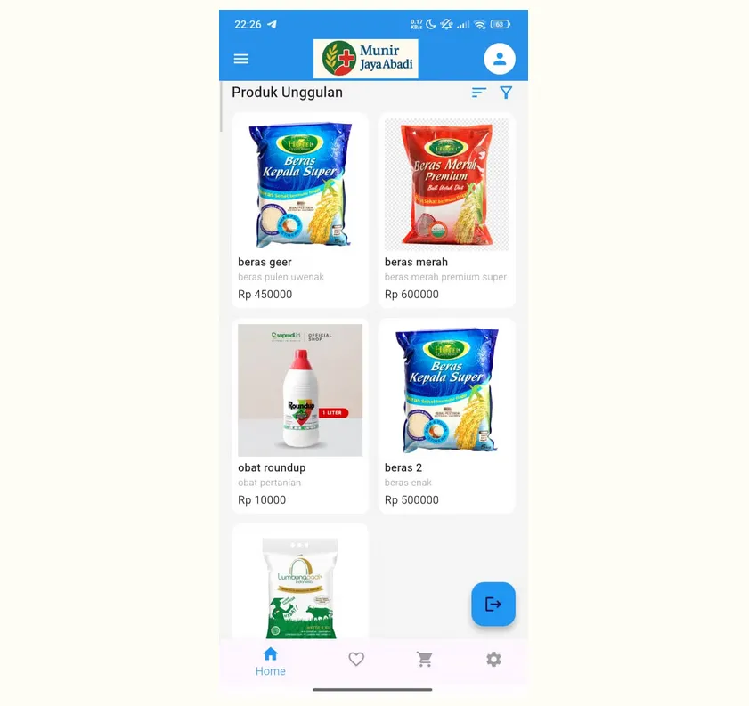 APP Ecommerce Munir Jaya Abadi